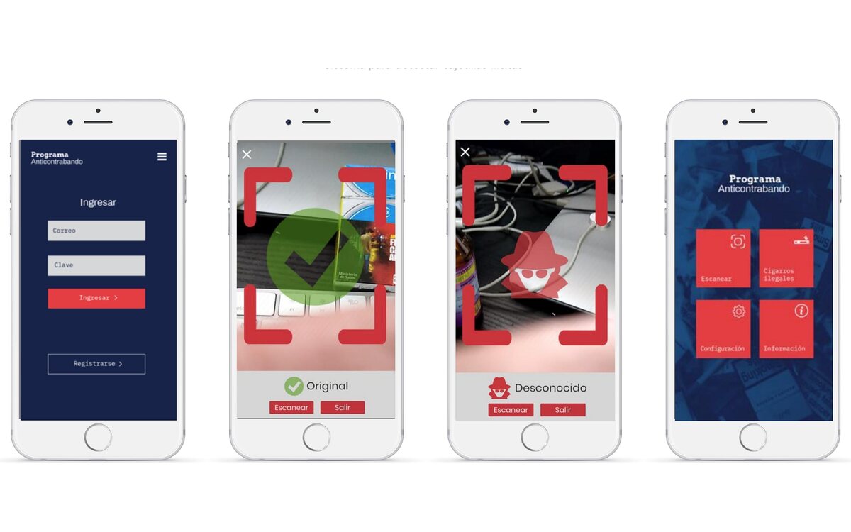 Programa Anticontrabando · App — proyecto desarrollado por Blubinest