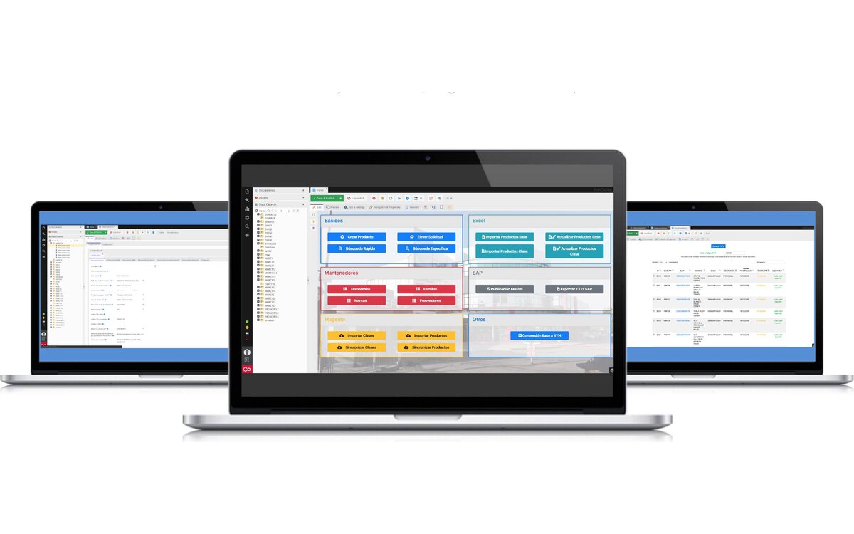 Dimerc · PIM Pimcore–Magento–SAP — proyecto desarrollado por Blubinest