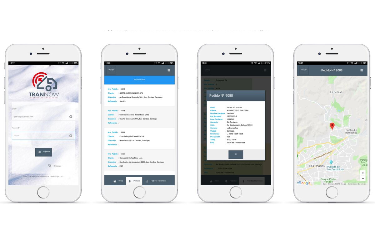 TranNow · App Certificación de Entrega — proyecto desarrollado por Blubinest