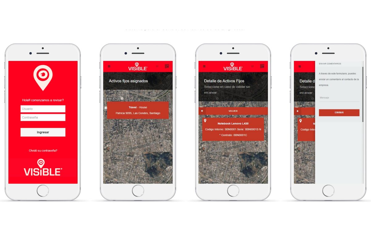 Visible · App Móvil — proyecto desarrollado por Blubinest