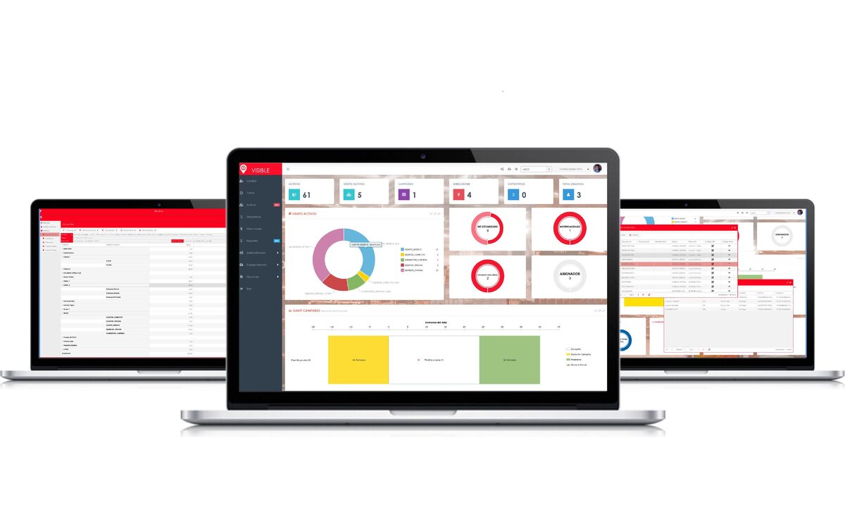 Visible · Control de Activos — proyecto desarrollado por Blubinest